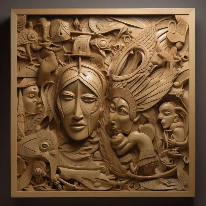 نموذج ثلاثي الأبعاد لآلة CNC 3D Art 